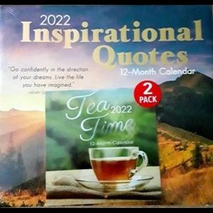NEW 2022 (2pack) Inspirational Quotes Calendar